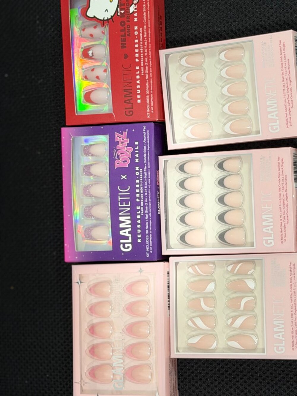 Mixed Lot of 18 Kiss Glamnetic Nailbliss Olive & June Nails - Picture 3 of 10